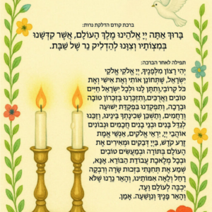 Alternative view of מגנט 20×15 הדלקת נרות שבת