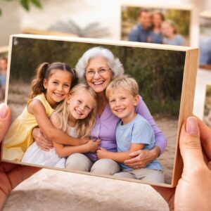 פוטו בלוק בגודל 10X10 ס"מ