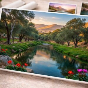 קאפה עם תמונה בגודל 100x70