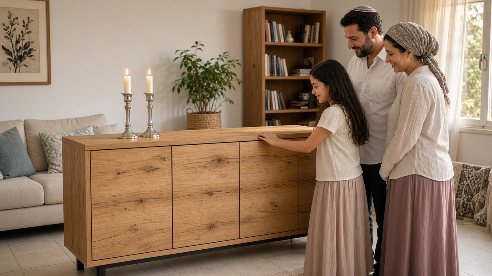 טפט דמוי עץ אלון בז׳ בהיר – תמונה 2