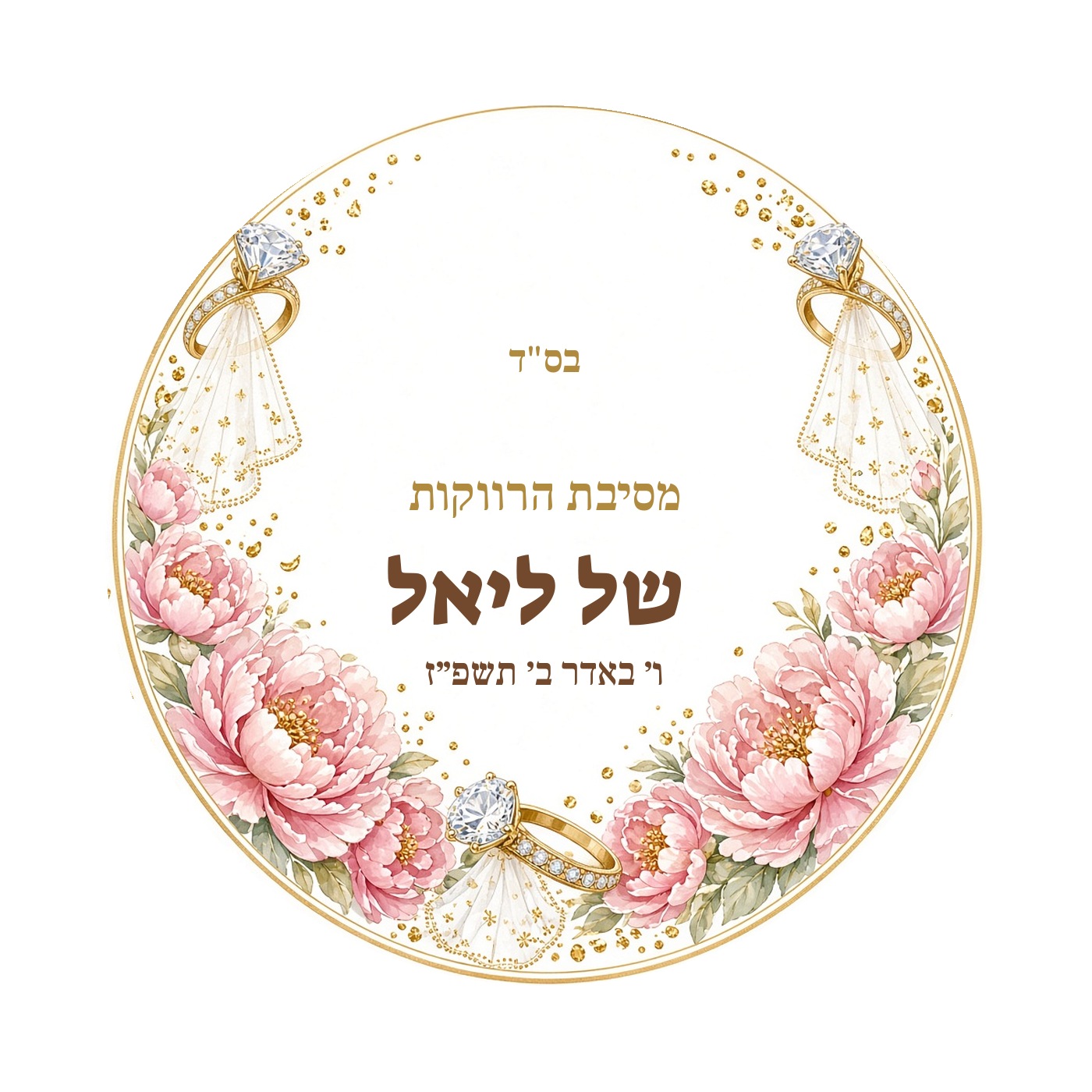 מדבקות למסיבת רווקות מבריקות בעיצוב אישי – 20 עיצובים לבחירה – תמונה 18