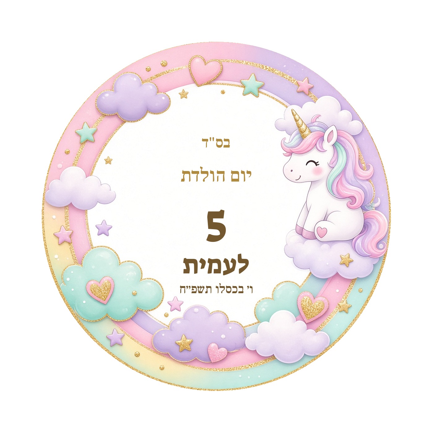 מדבקות ליום הולדת מבריקות בעיצוב אישי – 20 עיצובים לבחירה – תמונה 8
