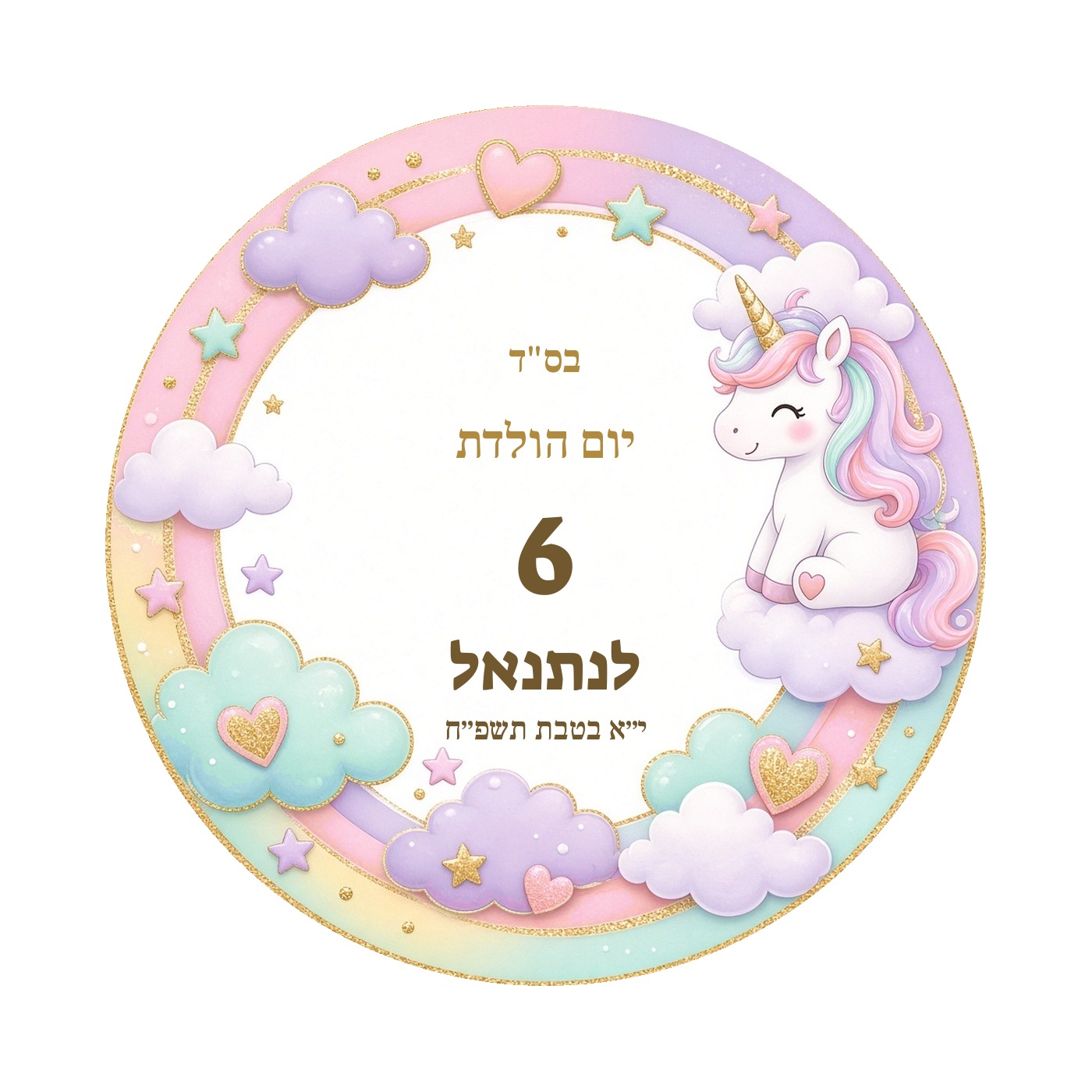 מדבקות ליום הולדת מבריקות בעיצוב אישי – 20 עיצובים לבחירה – תמונה 9
