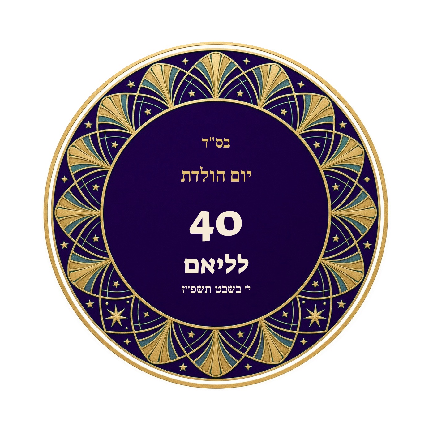 מדבקות ליום הולדת מבריקות בעיצוב אישי – 20 עיצובים לבחירה – תמונה 13
