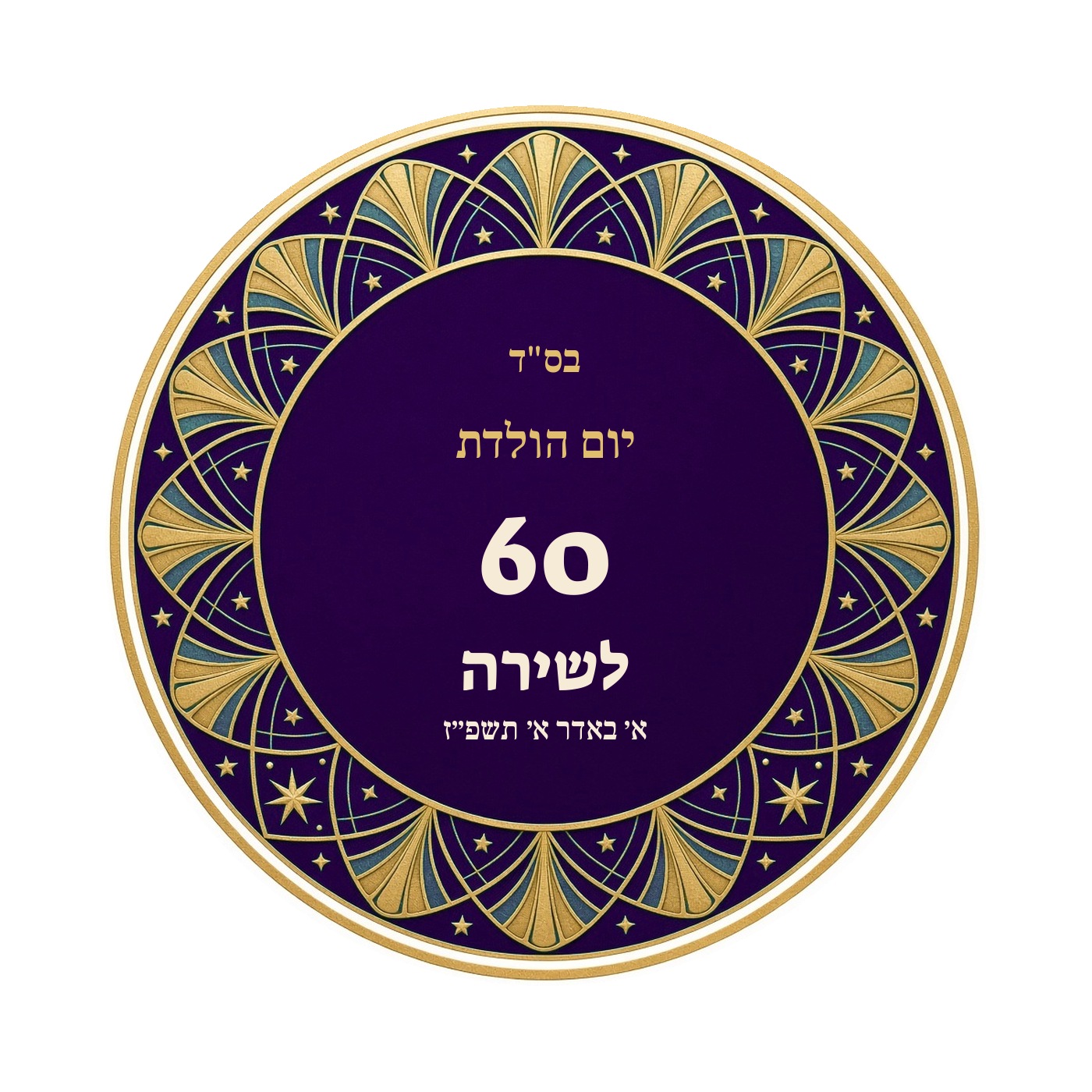 מדבקות ליום הולדת מבריקות בעיצוב אישי – 20 עיצובים לבחירה – תמונה 15