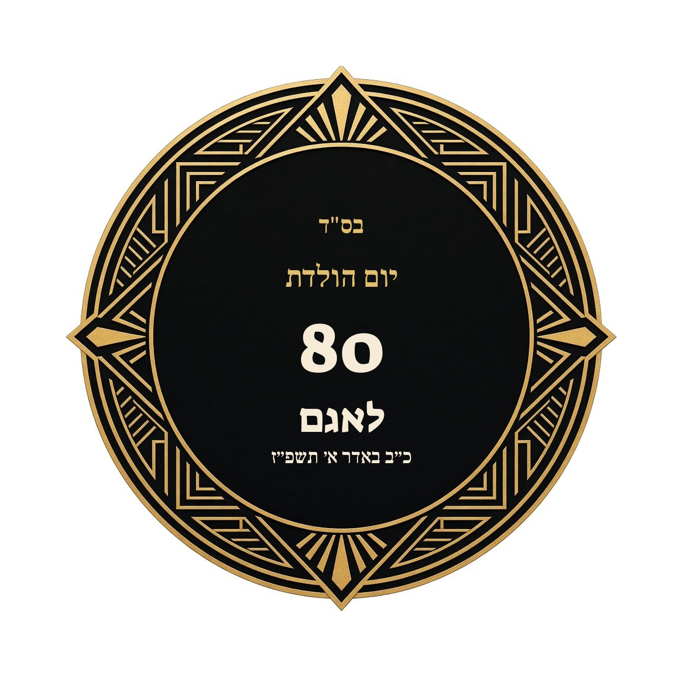 מדבקות ליום הולדת מבריקות בעיצוב אישי – 20 עיצובים לבחירה – תמונה 17