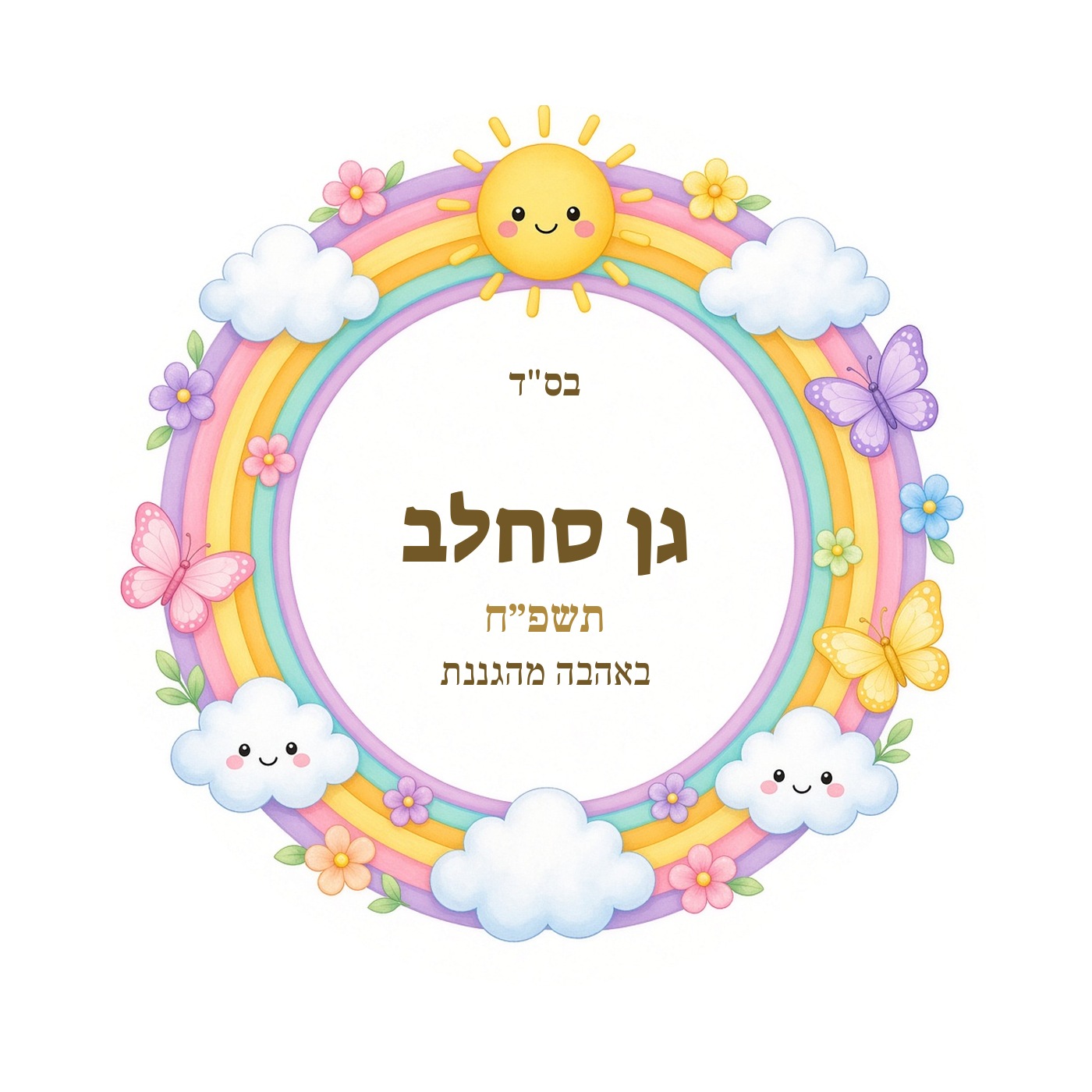 מדבקות לגן ולסיום שנה מבריקות בעיצוב אישי – 20 עיצובים לבחירה – תמונה 18