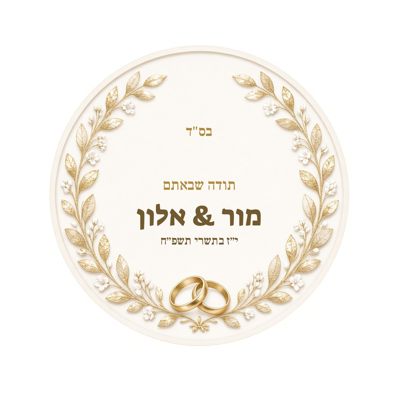 מדבקות לחתונה ולאירוסין מבריקות בעיצוב אישי – 20 עיצובים לבחירה – תמונה 4